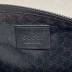 Gucci Handbag Canvas Black Gray Gold — view 5