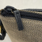 Gucci Handbag Canvas Black Gray Gold — view 9