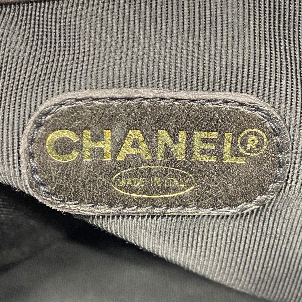 Chanel Shoulder Bag Lambskin Black Gold — view 5
