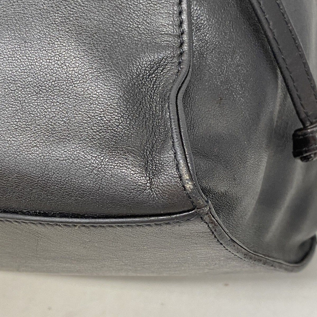 Chanel Shoulder Bag Lambskin Black Gold — view 6