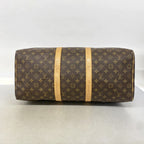 Louis Vuitton Boston Bag Monogram Keepall 50 Brown — view 3