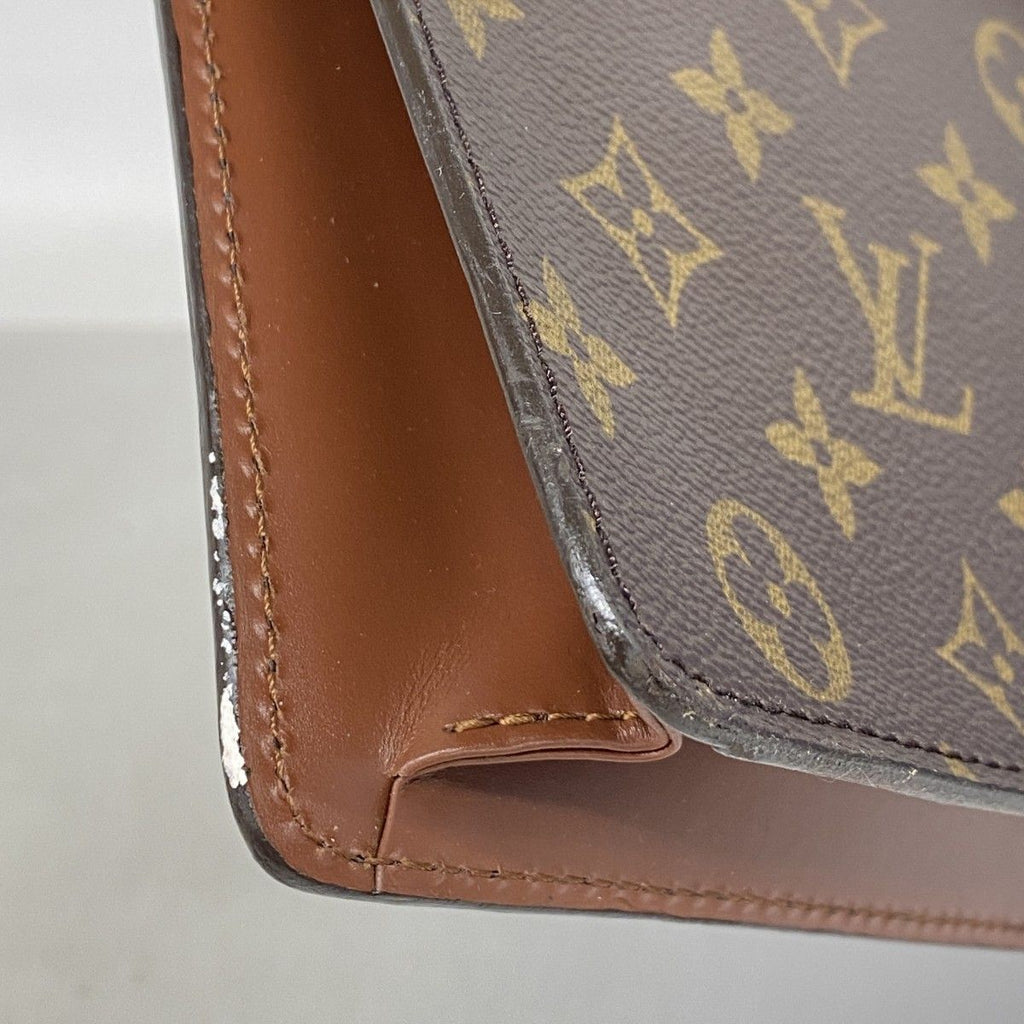 Louis Vuitton Business Bag Monogram Porte Documents Bandouliere Brown — view 6