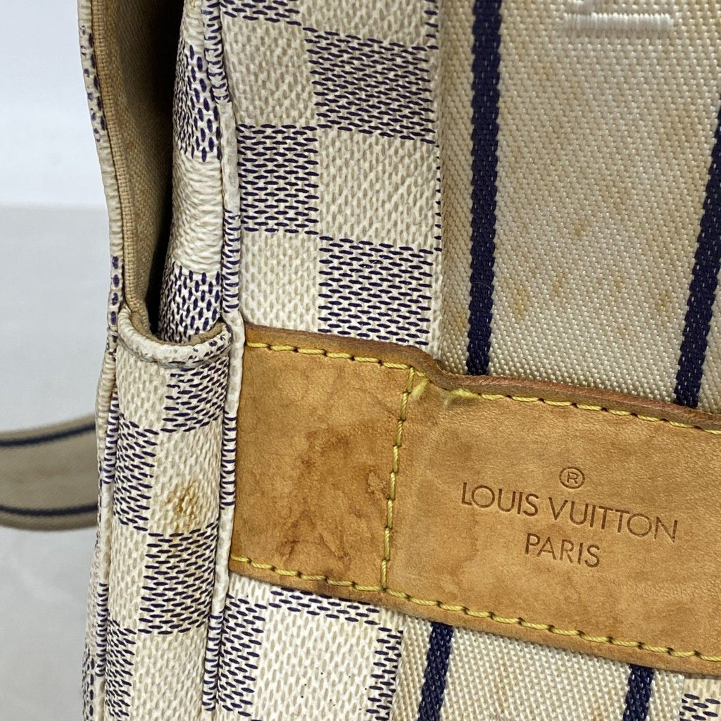 Louis Vuitton Shoulder Bag Damier Azur Naviglio White — view 6