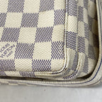 Louis Vuitton Shoulder Bag Damier Azur Naviglio White — view 9