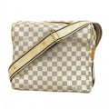 Louis Vuitton Shoulder Bag Damier Azur Naviglio White