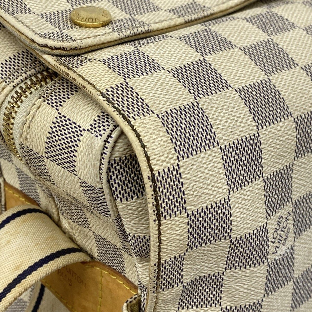 Louis Vuitton Shoulder Bag Damier Azur Naviglio White — view 8