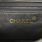Chanel Shoulder Bag Quilted Lambskin Black Gold — view 5