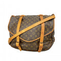 Louis Vuitton Shoulder Bag Monogram Saumur 43 Brown
