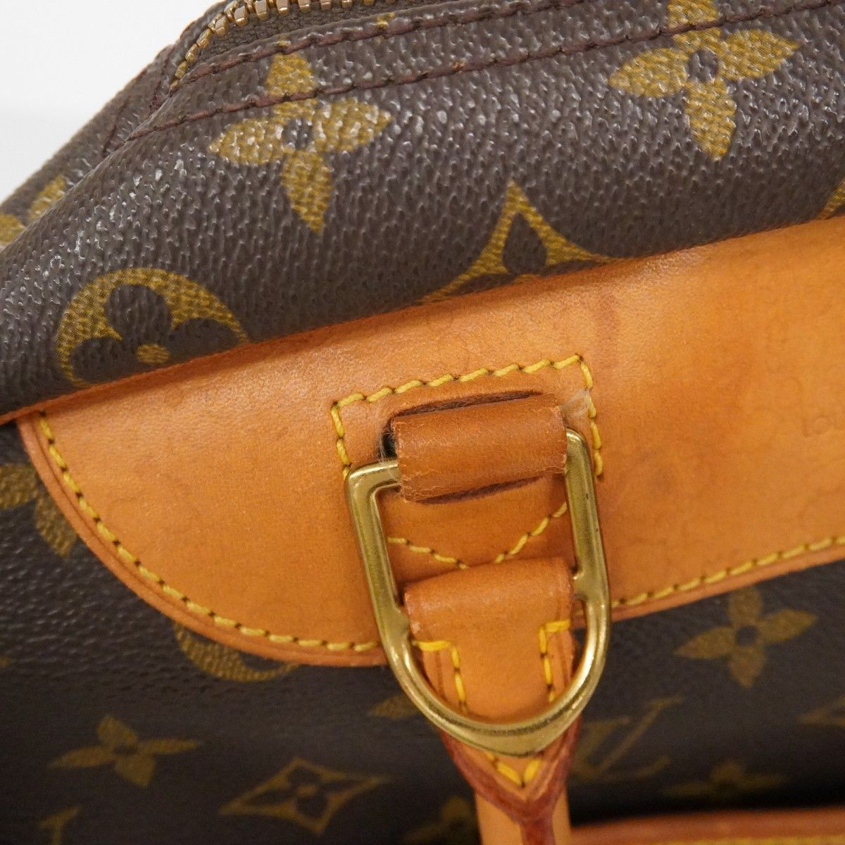 Louis Vuitton Handbag Monogram Deauville Brown — view 9