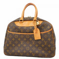 Louis Vuitton Handbag Monogram Deauville Brown