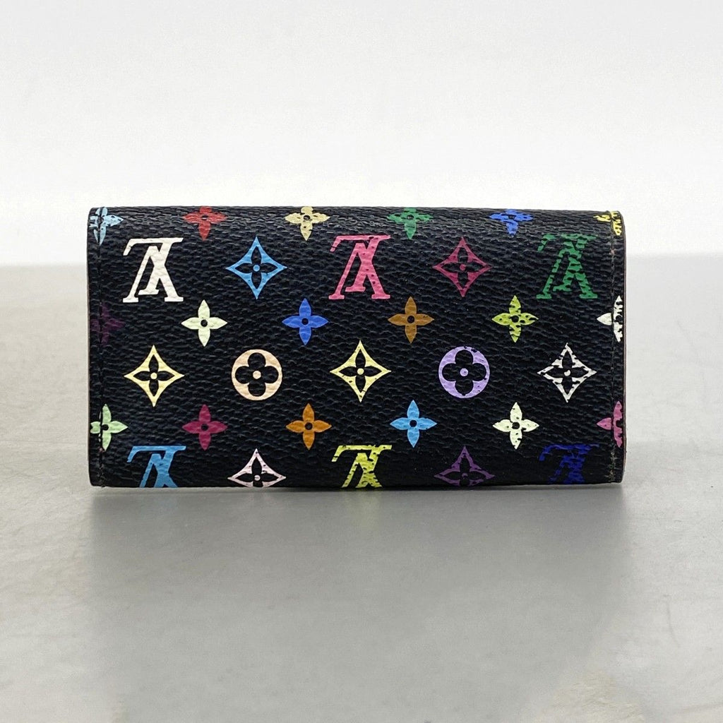 Louis Vuitton Key Case Monogram Multicolor Multicles 4 Noir Grenade Key Holder — view 7