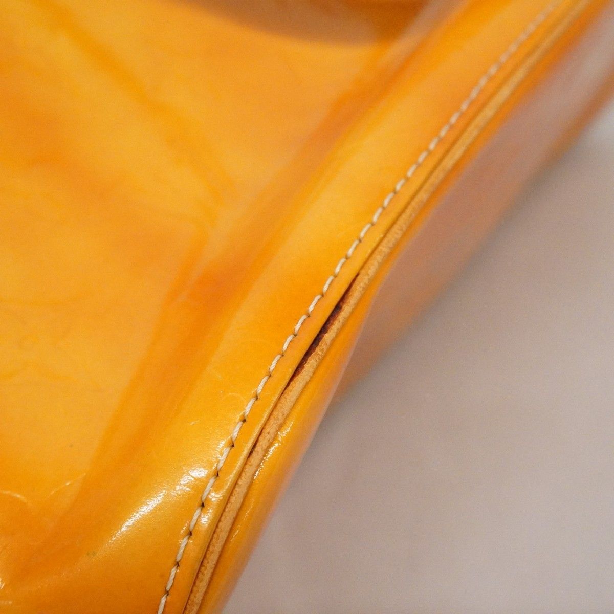 Louis Vuitton Tote Vernis Houston Lime Yellow — view 7