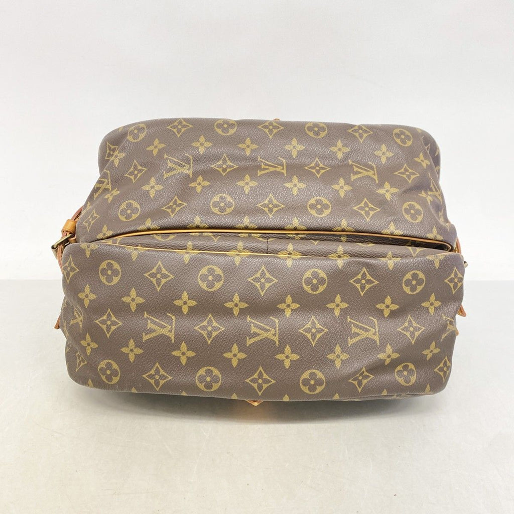 Louis Vuitton Shoulder Bag Monogram Saumur 35 Brown — view 3