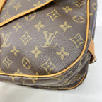 Louis Vuitton Shoulder Bag Monogram Saumur 35 Brown — view 7