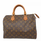Louis Vuitton Handbag Monogram Speedy 30 Brown