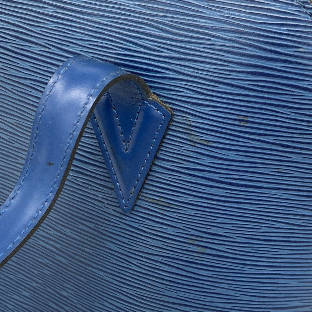 Louis Vuitton Shoulder Bag Epi Lussac Toledo Blue — view 8