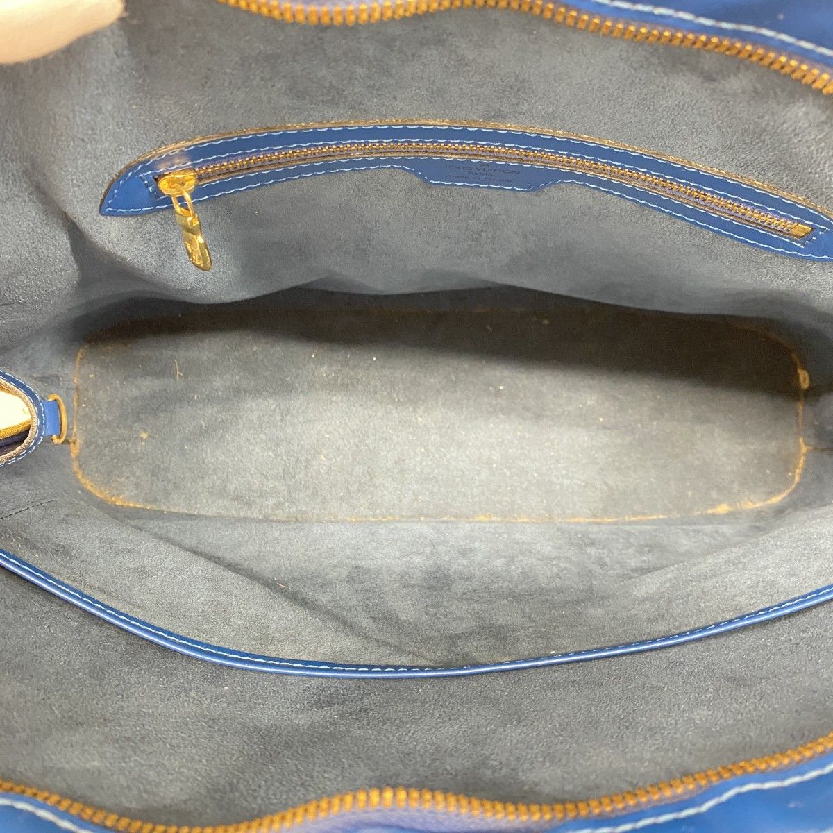Louis Vuitton Shoulder Bag Epi Lussac Toledo Blue — view 4