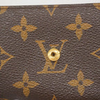 Louis Vuitton Trifold Wallet Monogram Portefeuille Helene Brown — view 8