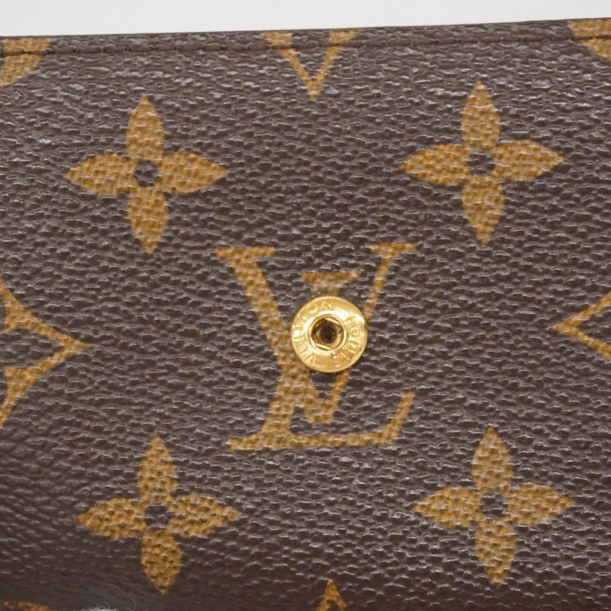 Louis Vuitton Trifold Wallet Monogram Portefeuille Helene Brown — view 8