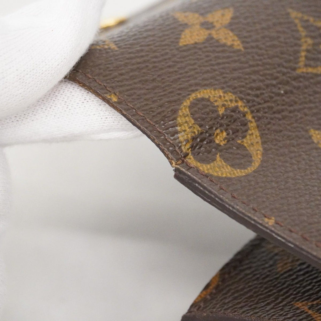 Louis Vuitton Trifold Wallet Monogram Portefeuille Helene Brown — view 6