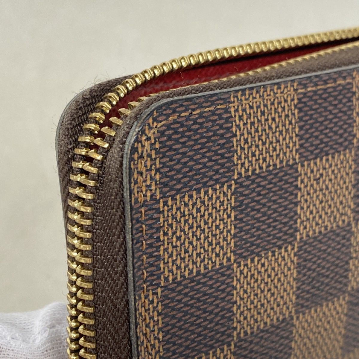 Louis Vuitton Wallet Damier Portefeuille Clemence Cerise — view 5
