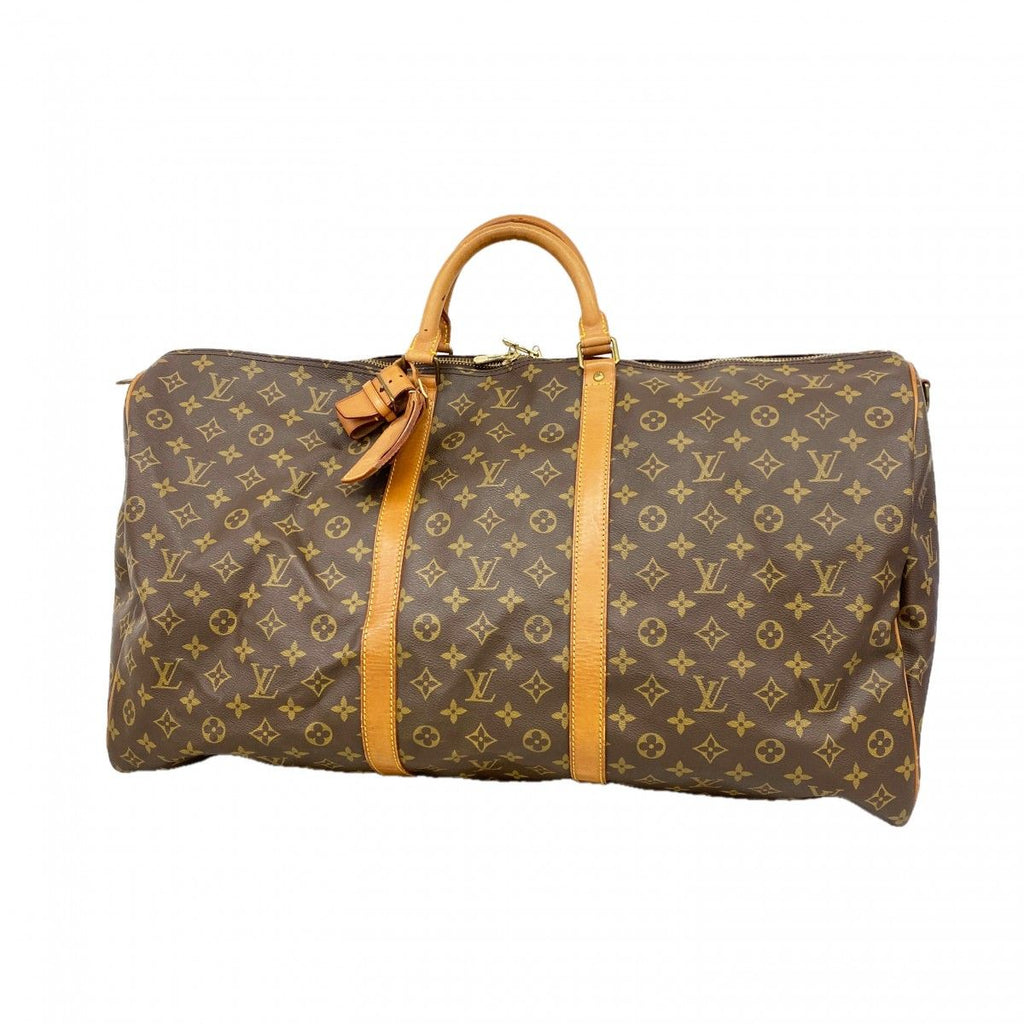 Louis Vuitton Boston Bag Monogram Keepall Bandouliere 60 Brown