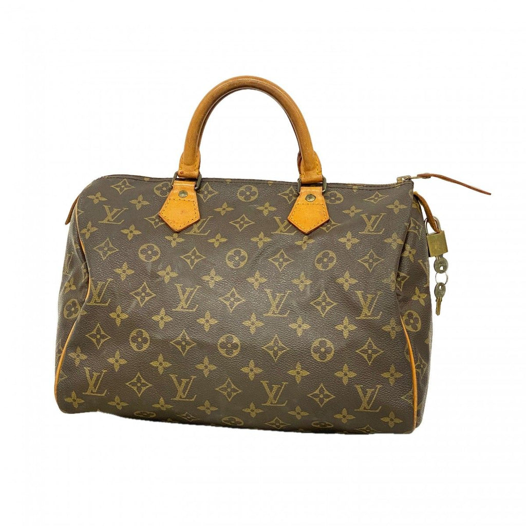 Louis Vuitton Handbag Monogram Speedy 30 Brown