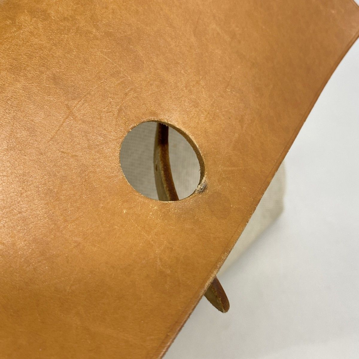 Hermes Backpack Herbag a Dos PM Toile Ash Natural Silver — view 6