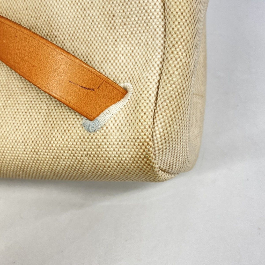Hermes Backpack Herbag a Dos PM Toile Ash Natural Silver — view 7