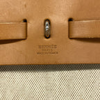 Hermes Backpack Herbag a Dos PM Toile Ash Natural Silver — view 5