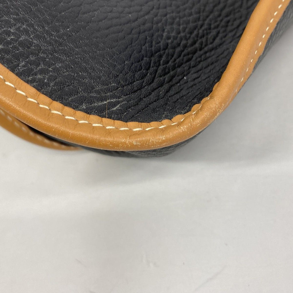Hermes Shoulder Bag Evelyne Ardennes Black Gold Champagne — view 7