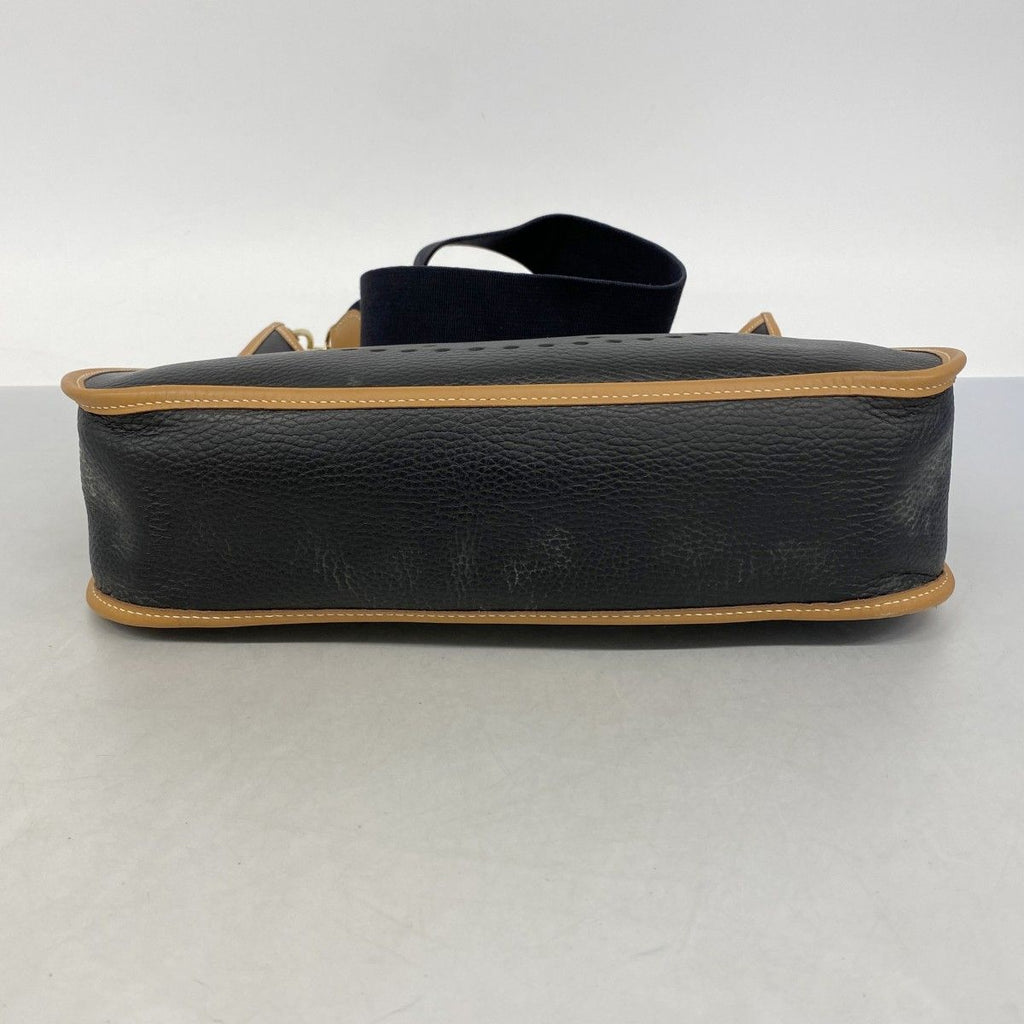Hermes Shoulder Bag Evelyne Ardennes Black Gold Champagne — view 3