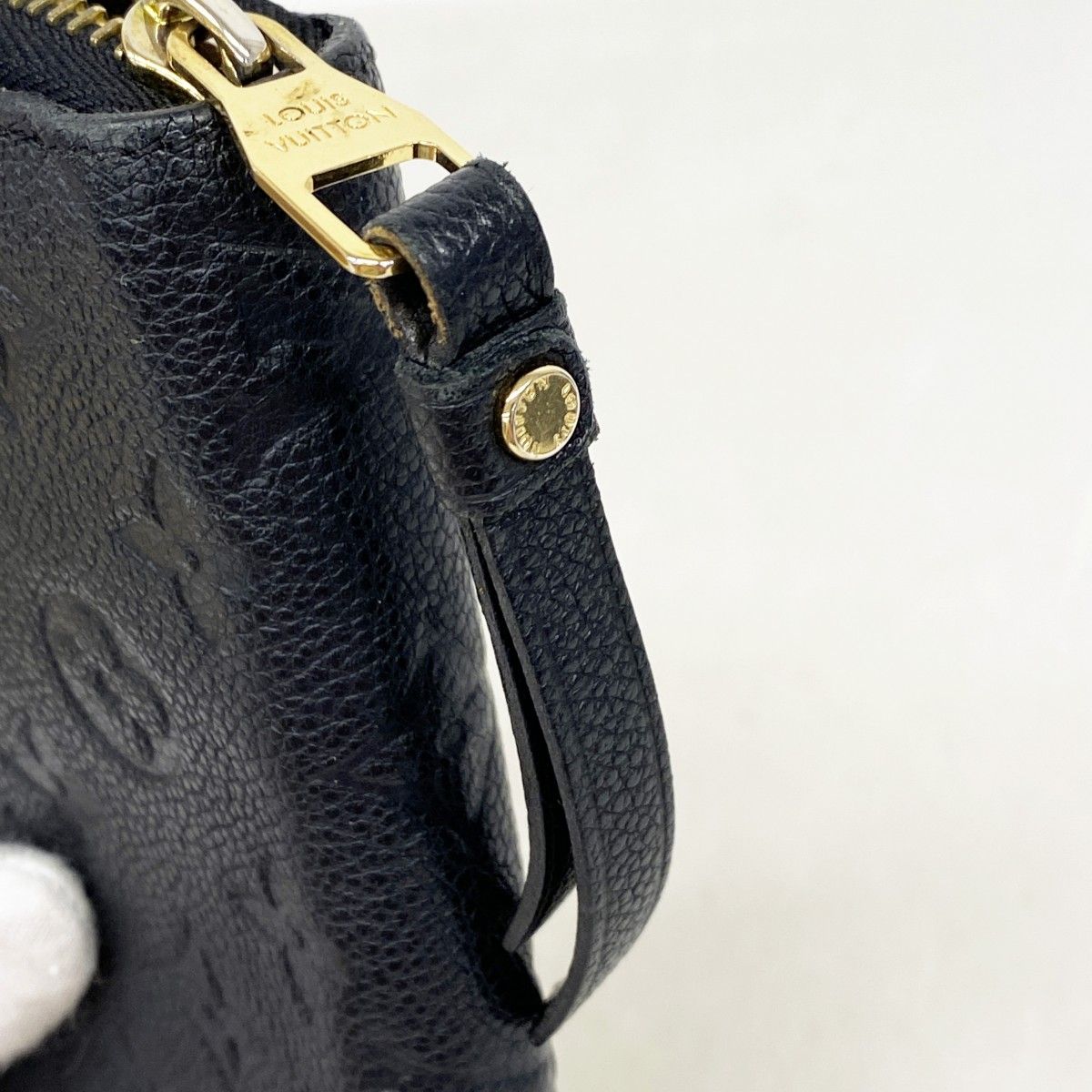 Louis Vuitton Wallet Monogram Empreinte Zippy Noir — view 7