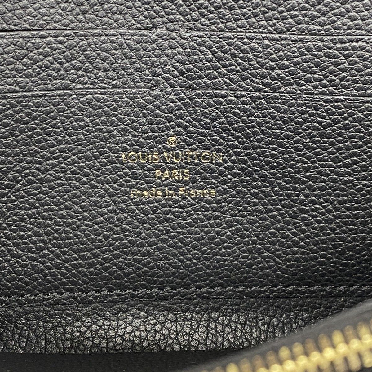 Louis Vuitton Wallet Monogram Empreinte Zippy Noir — view 4