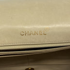 Chanel Shoulder Bag Quilted Lambskin Beige Gold — view 5