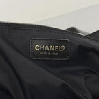 Chanel Tote New Travel Nylon Black Gold — view 5