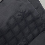 Chanel Tote New Travel Nylon Black Gold — view 9