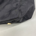 Chanel Tote New Travel Nylon Black Gold — view 8