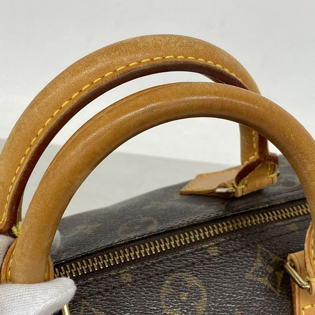 Louis Vuitton Handbag Monogram Speedy 30 Brown — view 9