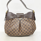 Louis Vuitton Shoulder Bag Damier Sistine MM Ebene — view 9