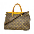 Louis Vuitton Handbag Monogram Pallas Ivory Saffron 2-Way