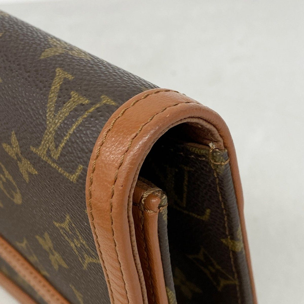 Louis Vuitton Clutch Monogram Pochette Dam GM Brown — view 7