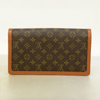 Louis Vuitton Clutch Monogram Pochette Dam GM Brown — view 9