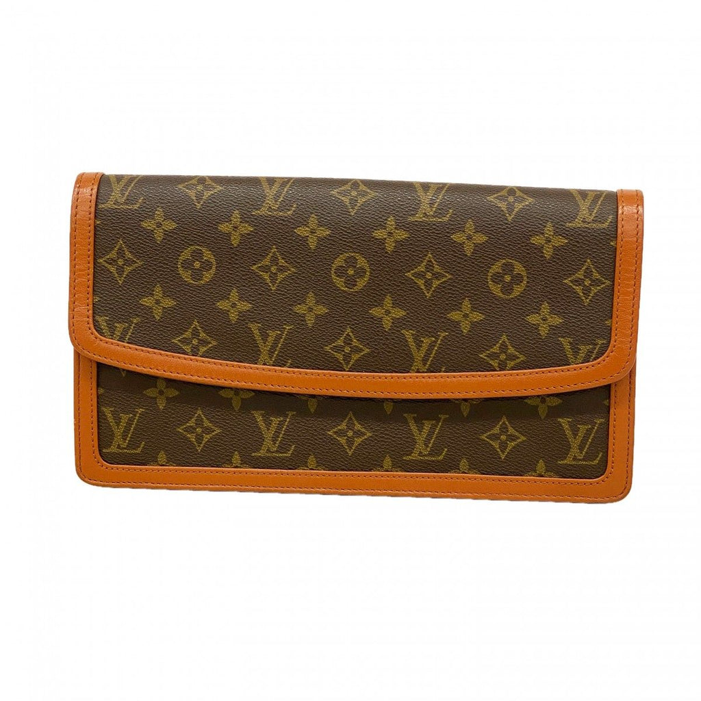Louis Vuitton Clutch Monogram Pochette Dam GM Brown