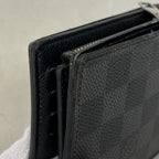 Louis Vuitton Wallet Damier Graphite Portefeuille Amerigo NM Black — view 6