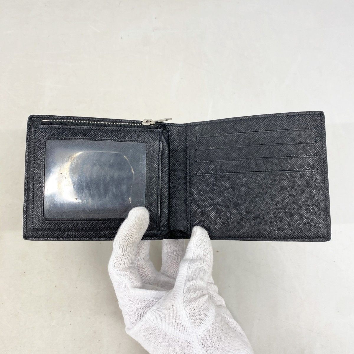 Louis Vuitton Wallet Damier Graphite Portefeuille Amerigo NM Black — view 3
