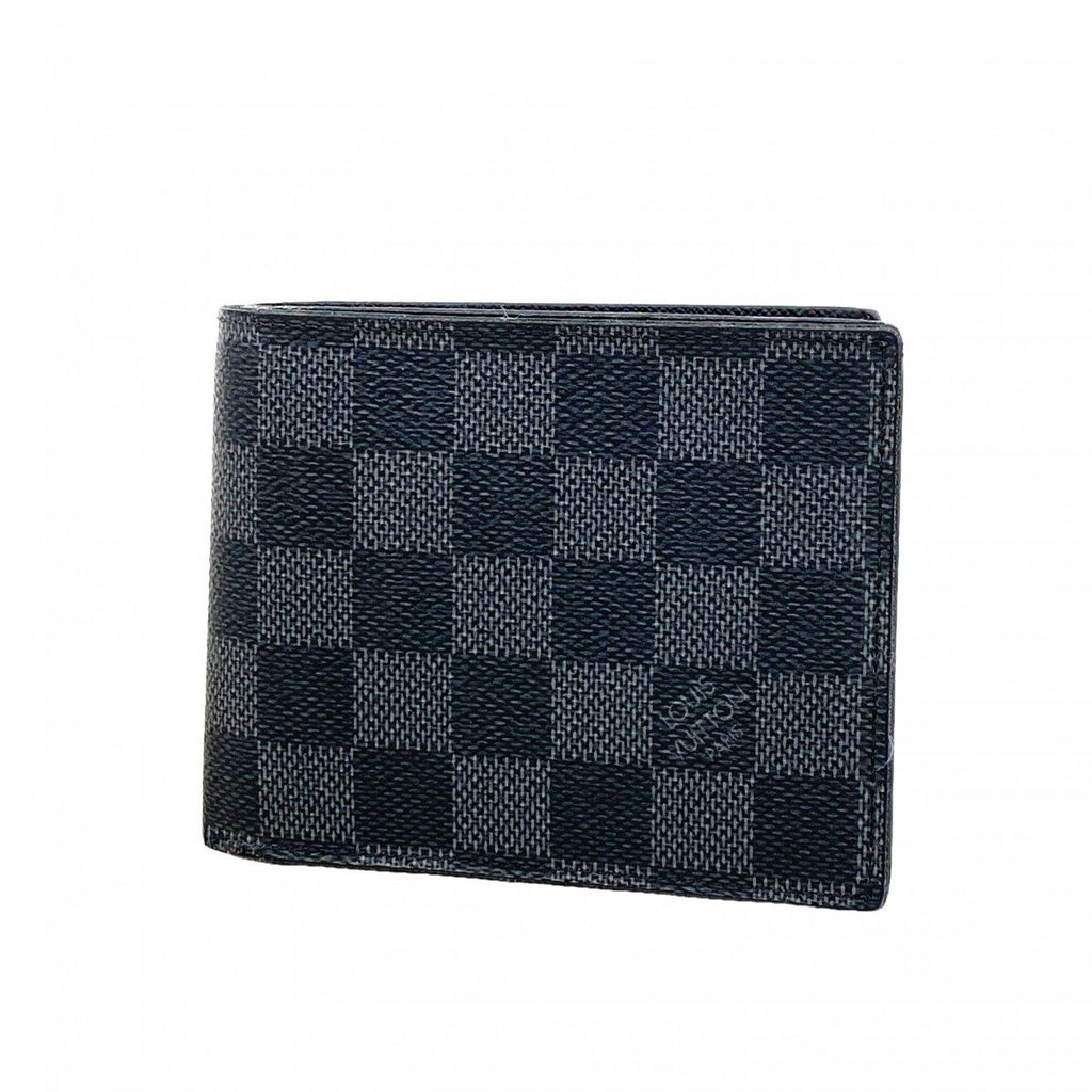 Louis Vuitton Wallet Damier Graphite Portefeuille Amerigo NM Black