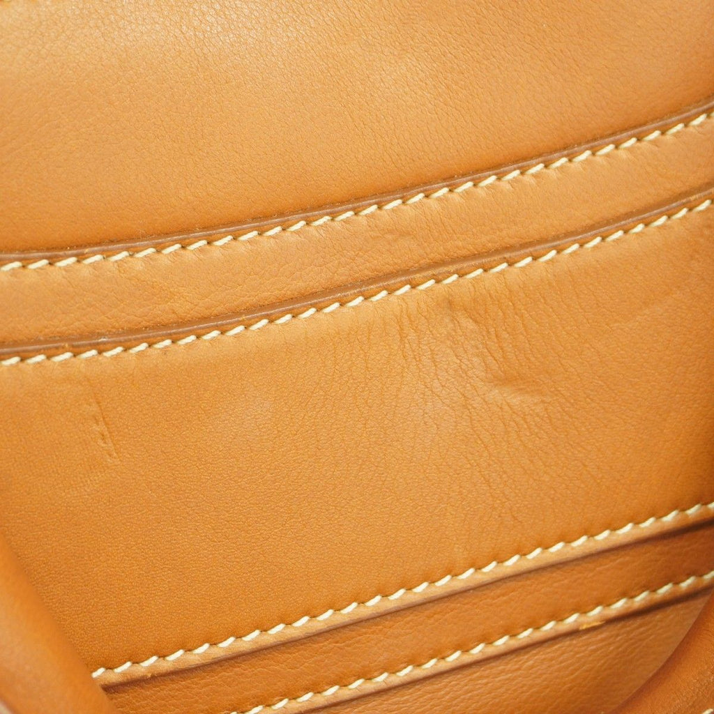 Celine Handbag Boogie Bag Leather Brown Gold — view 9