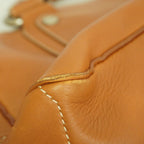 Celine Handbag Boogie Bag Leather Brown Gold — view 6