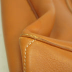 Celine Handbag Boogie Bag Leather Brown Gold — view 8